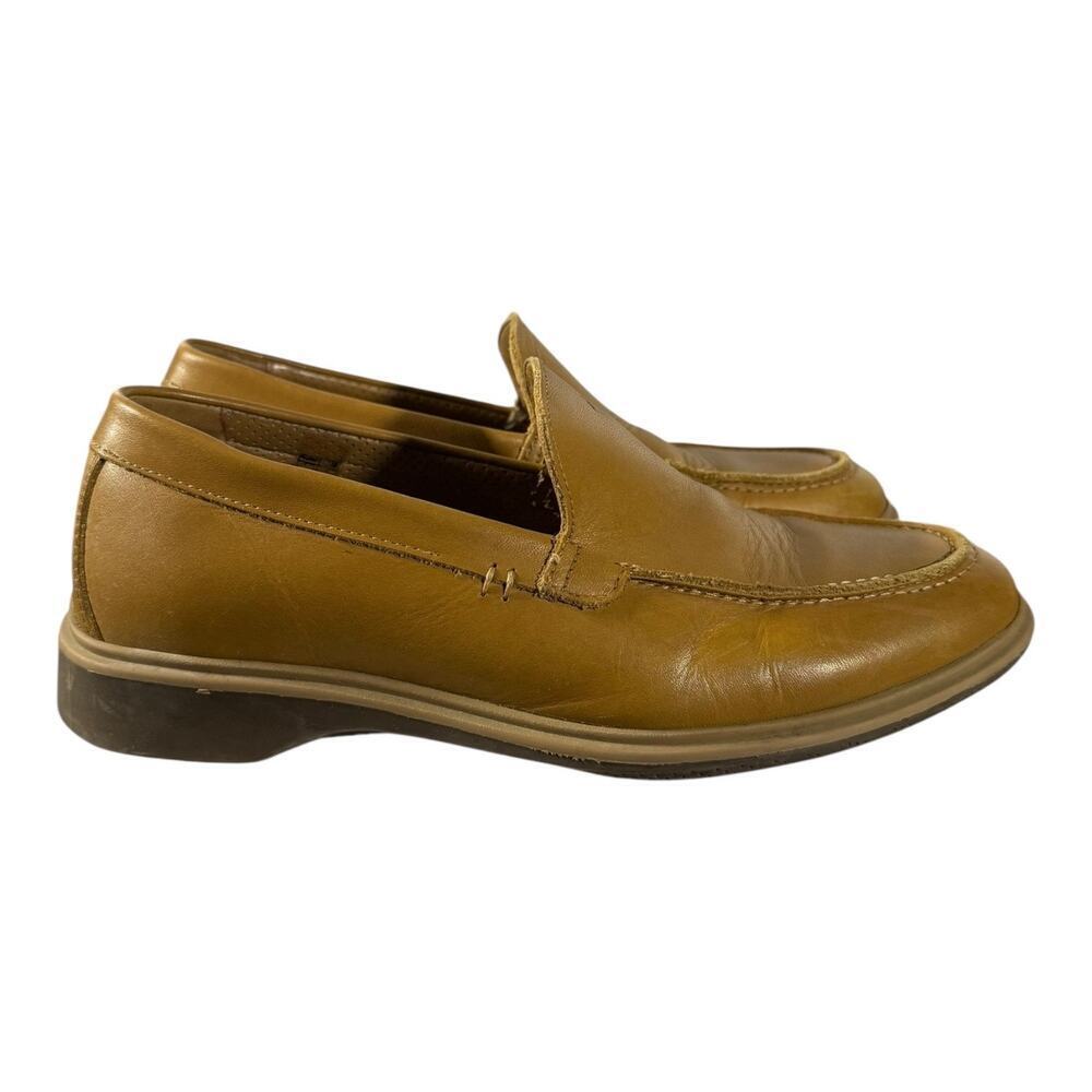 AmberJack Men’s The Loafer Slip On Leather Shoes Brown 7 Made In Portugal - Picture 2 of 9
